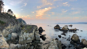 Photo of Point Lobos State Natural Reserve sunset at Cannery Point. Photo credit: Castel Ortiz.