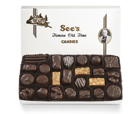 a box of See's Candy